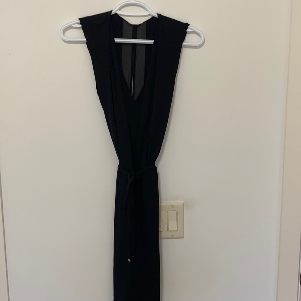 Gerard Darrel silk black dress
